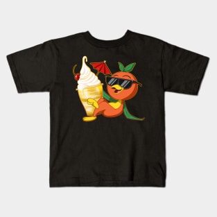 Little Orange Bird Kids T-Shirt